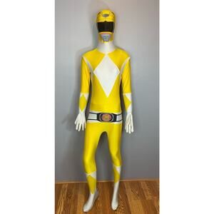 Yellow Power Ranger Morphsuit Size Small 2012 Costume Cosplay